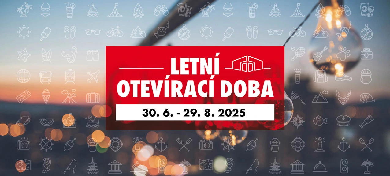 Letní otevírací doba